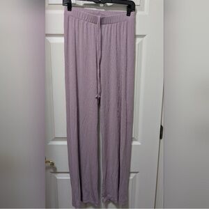 Skims Ribbed Straight Leg Lounge Pants